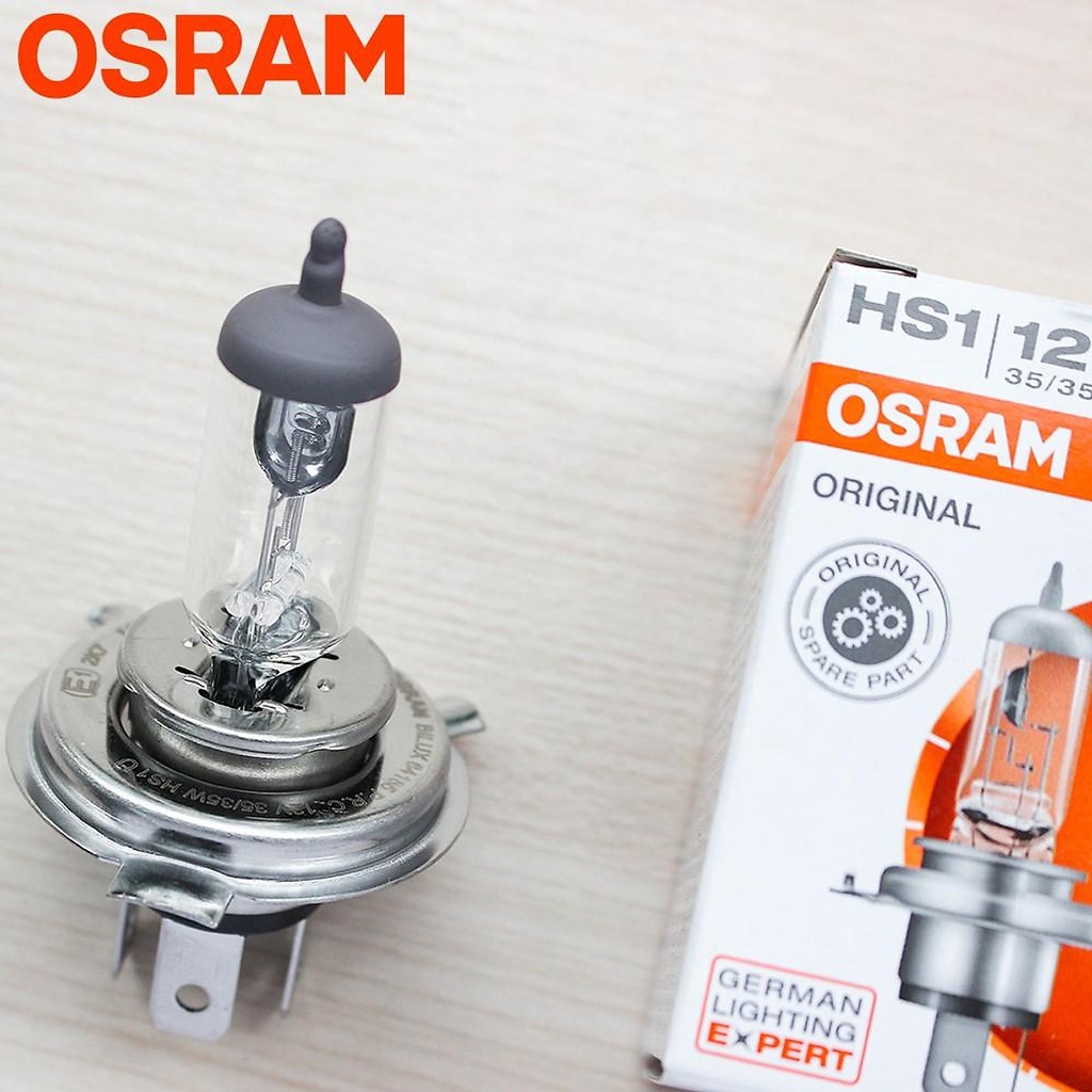 Đèn Osram Halogen-HS1-12V-35/35W | 64185 - Vision, Air Blade 110/125 (trừ Air Blade 2011-2012), WaveS 110, Wave RS/RSX, Future Neo (2012-2015), Sirius, Jupiter, Viva 125, Exciter 135/150, Spacy 125, Winner 150, Axelo, Nouvo LX, Lead 125 (2013-2015), Click 110, Luvias, Taurus, Smash, X-Bike 125, Hayate 125 - 100 bóng / Thùng